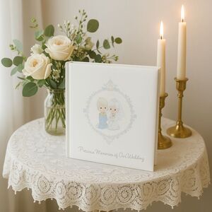 Precious Moments Wedding Album NlB – 1990s Vintage – 9.25” x 11”